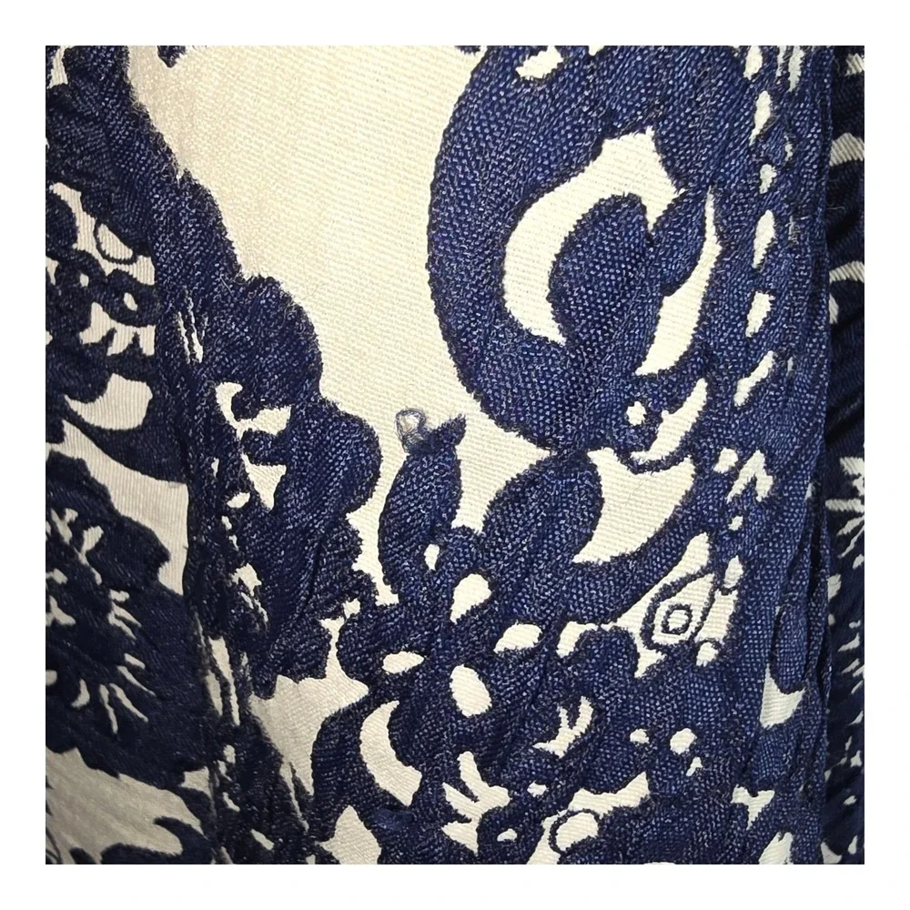 Anthropologie Sachin Babi Blue White Floral Skirt High-Low‎ Blue & White Size 4P